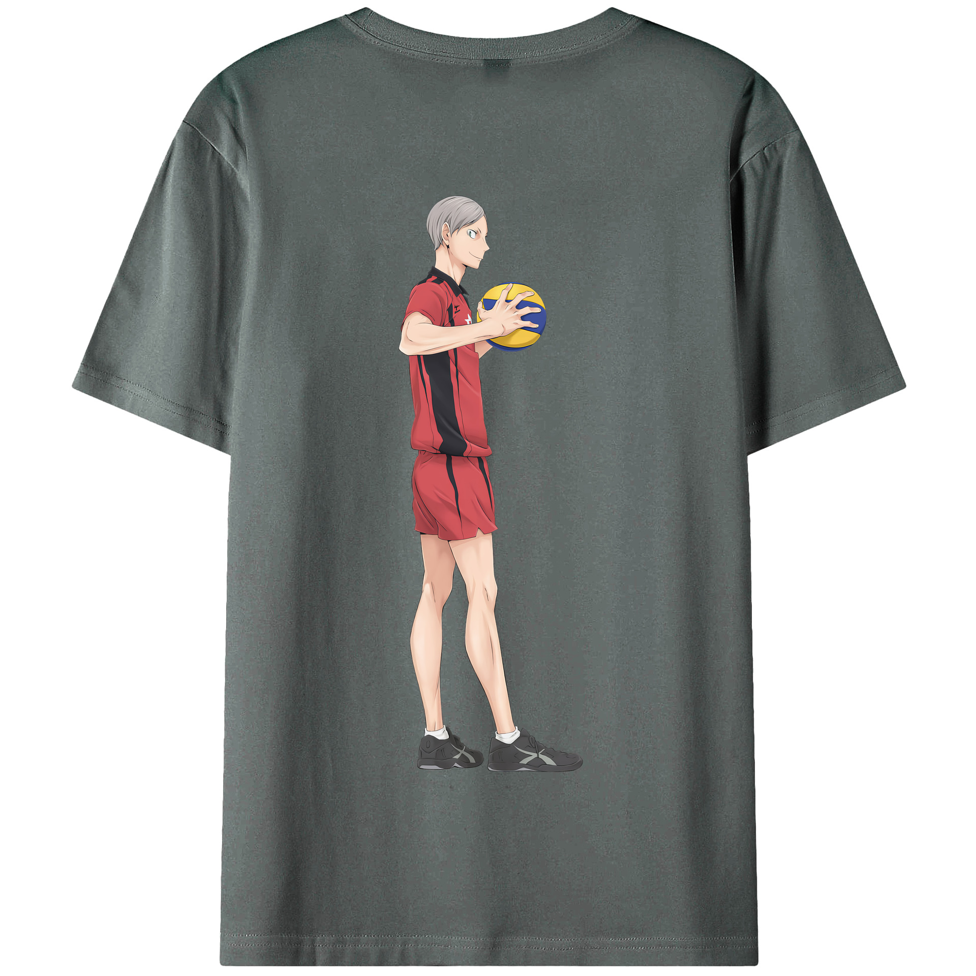 （画像用） ハイキュー!! Haikyu!! 綿100％半袖Tシャツ（背面プリント）